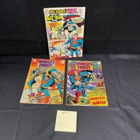 DC Silver Age Comic Books Feat. Superman & Batman