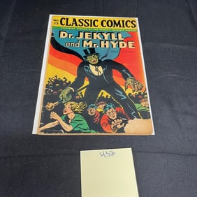 Classic Comics 13 1st Print Dr. Jekyll Cover Split
