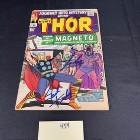Jack Kirby & Stan Lee Signed Thor Comic No COA