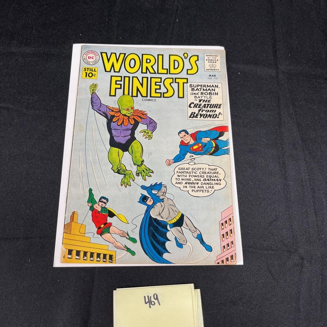 World's Finest 116 Marvel Silver Age Comic Book (1 of 2)