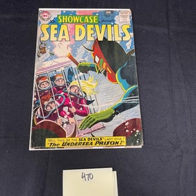 Showcase 28 feat. 2nd app Sea Devils DC Silver Age