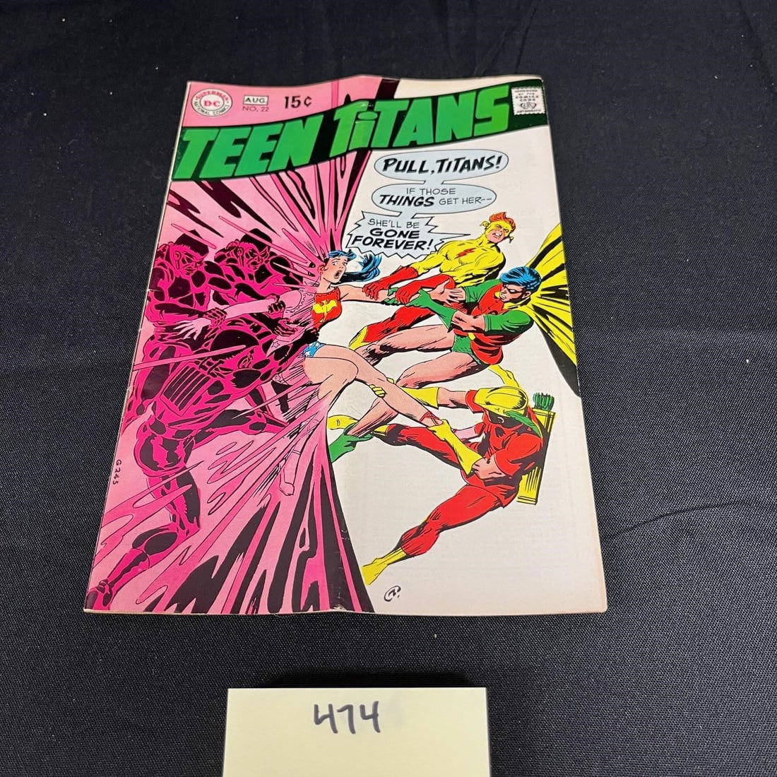 Teen Titans 22 DC Silver Age 1st Series Comic (1 of 2)