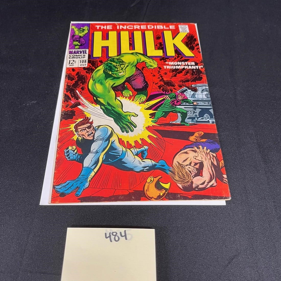 Hulk 108 Marvel Silver Age Comic Book (1 of 2)