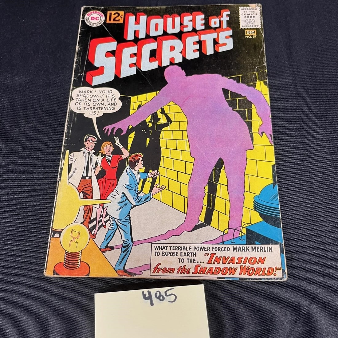 House of Secrets 57 DC Silver Age Horror: Please look at photos carefully. All sales are final. Items sold as is. We offer virtual and in person previews of any lots up until auction day. By placing a bid you agree to allow us to charge the c