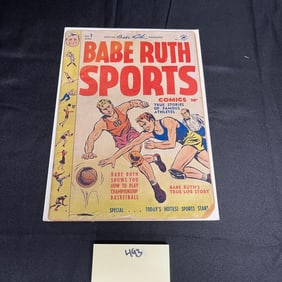 Babe Ruth Sports 1 Golden Age Comic Book