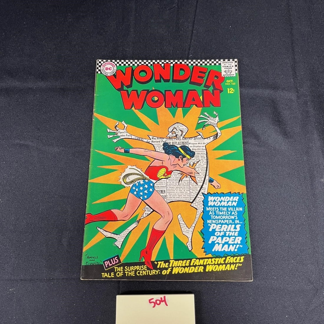Wonder Woman 165 DC Silver Age Comic (1 of 2)