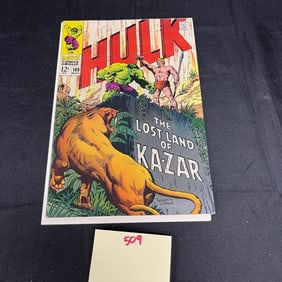 Hulk 109 Vs. KaZar Marvel Silver Age Comic Book