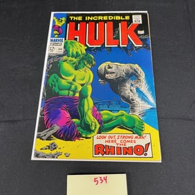 Hulk 104 vs Rino Marvel Silver Age