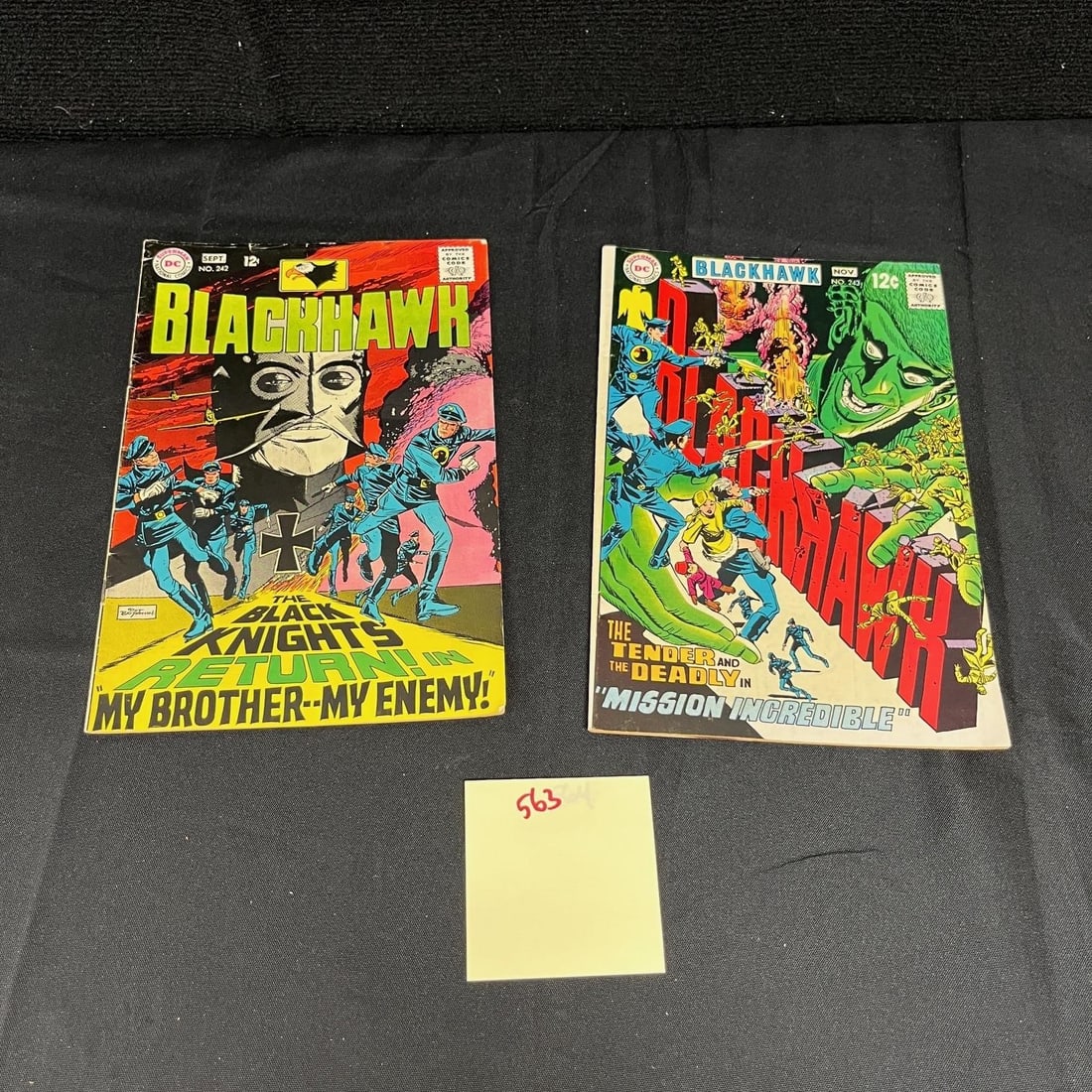 Blackhawk DC Silver Age Comic Books (1 of 2)