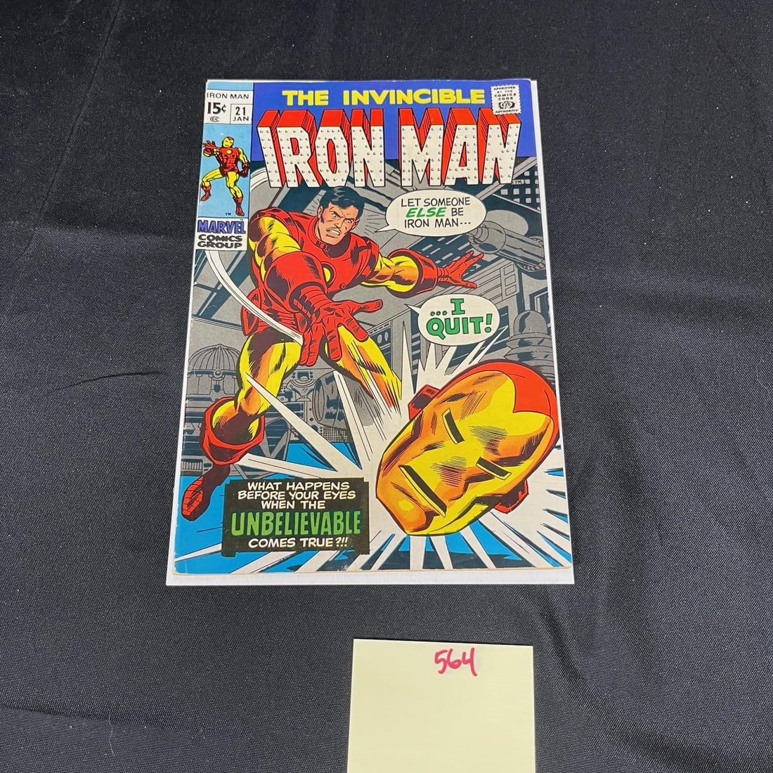 Iron Man 21 Marvel 1st Series Comic Book (1 of 2)