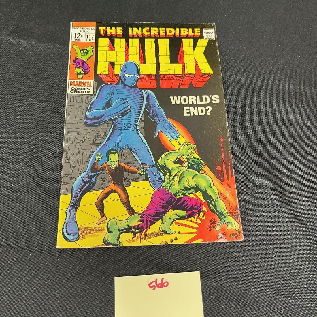 Hulk 117 Marvel First Series Comic (1 of 2)