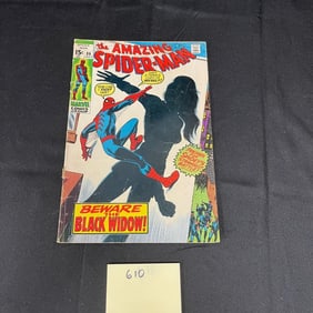 Amazing Spider-man 86 1st Black Widow in Costume