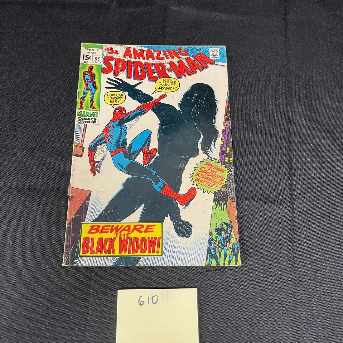 Amazing Spider-man 86 1st Black Widow in Costume (1 of 1)
