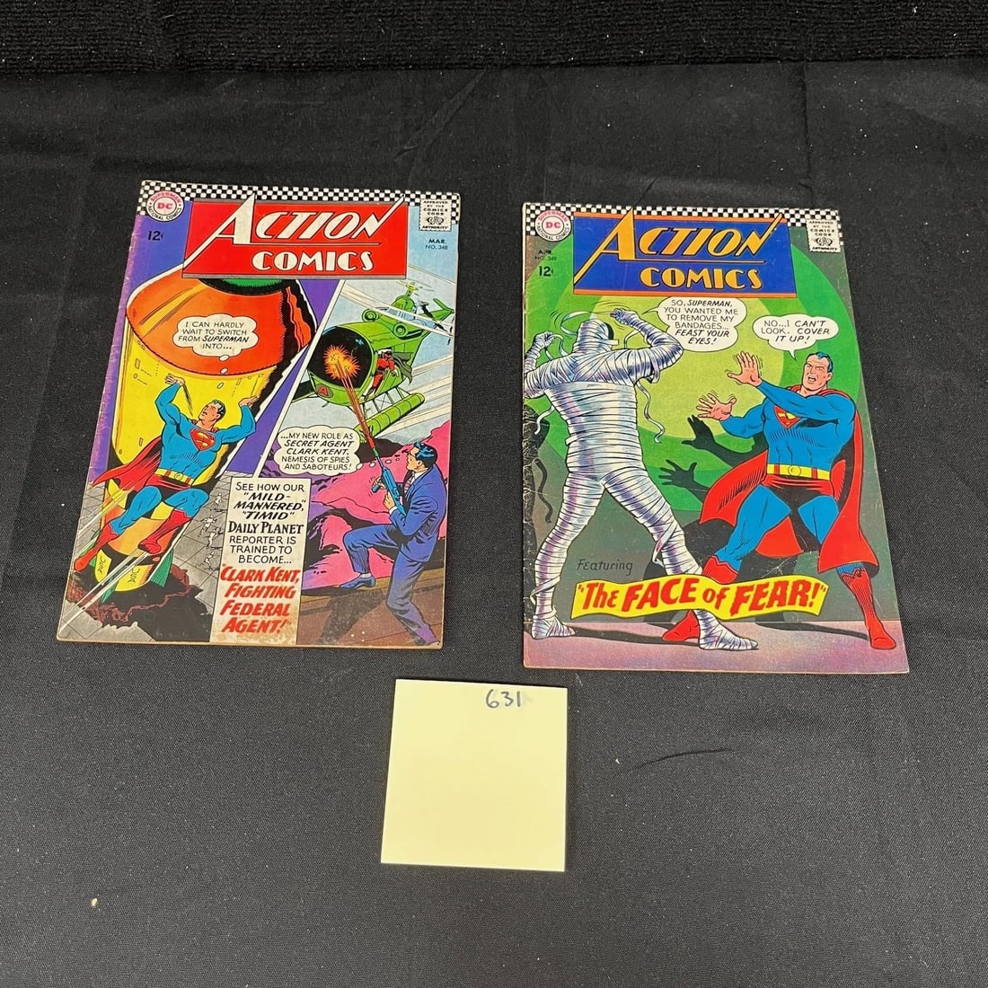 Action Comics DC Silver Age Comic Books (1 of 2)