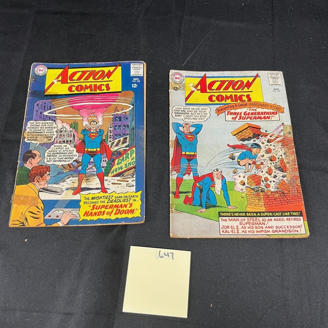 Action Comics Superman Silver Age Comics (1 of 2)