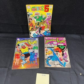 Inferior 5 DC Silver Age Comic Lot