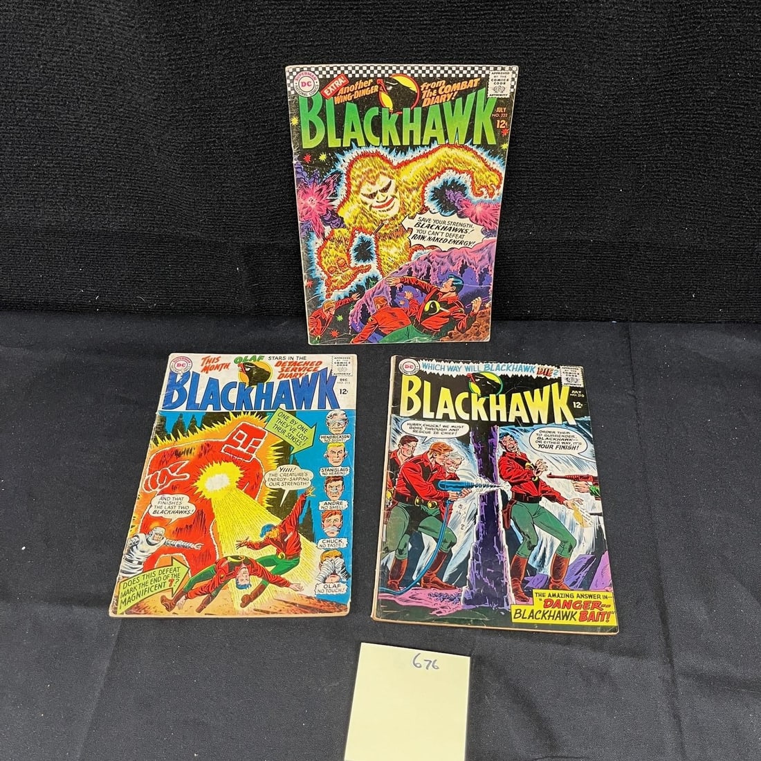 Blackhawk 3 Comic lot (1 of 2)