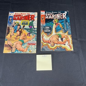 Sub-Mariner 17 & 18 Marvel Silver Age Comics