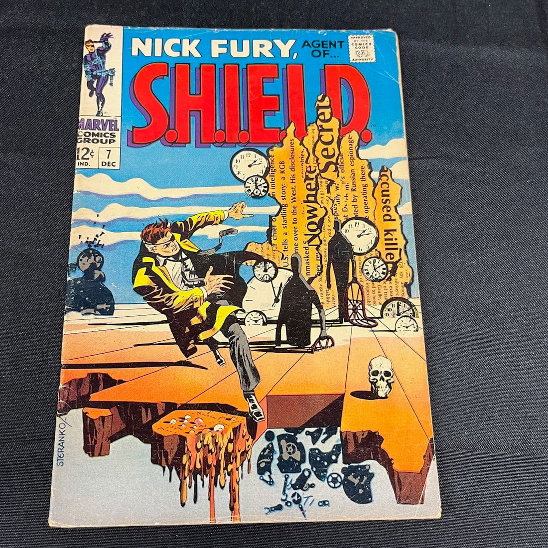 Nick Fury Agent of Shield 7 Classic Steranko Art (1 of 2)