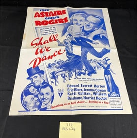 Shall We Dance RKO Pictures Movie Poster