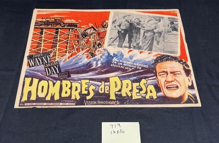 John Wayne Spanish Lobby Card