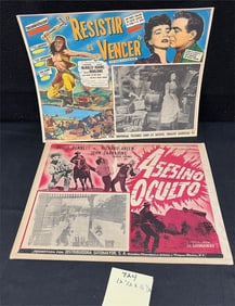 Two Spanish Movie Lobby Cards