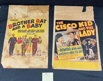 Cisco Kid + 1939 Original Movie Window Cards
