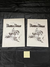 Frank Frazetta Kubla Khan Plates Missing Signed