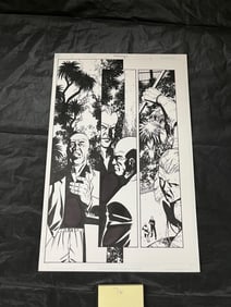 Establishment #8 pg 6 Original Charlie Adlard Art