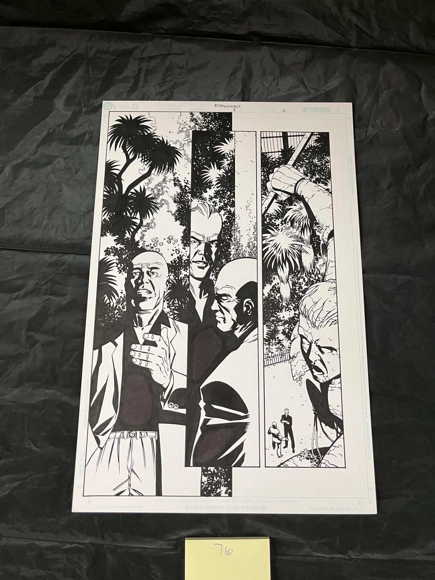 Establishment #8 pg 6 Original Charlie Adlard Art (1 of 1)