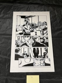 Futures End #32 pg 2 Original Scott Hanna Art