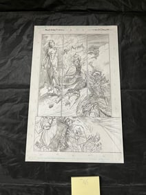 Absolute Carnage Original Art w/Sentry Splash Page