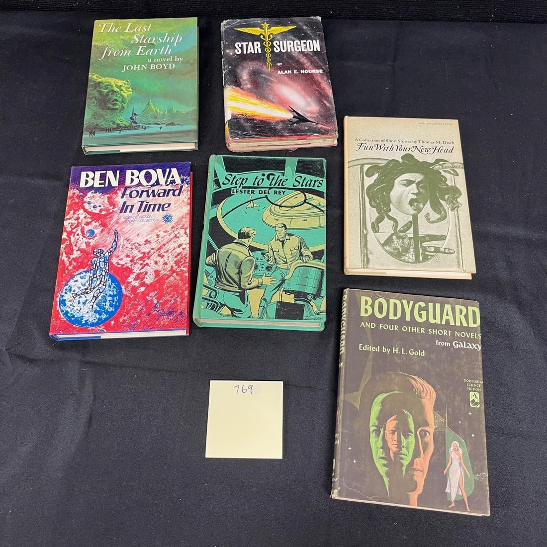 Group of rare 1st Print HC Sci-Fi Novels 50's-60's (1 of 1)