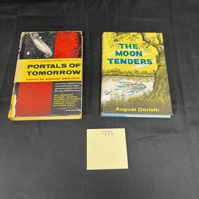 August Derleth1st Print HC Sci-Fi Novels 50's-60's