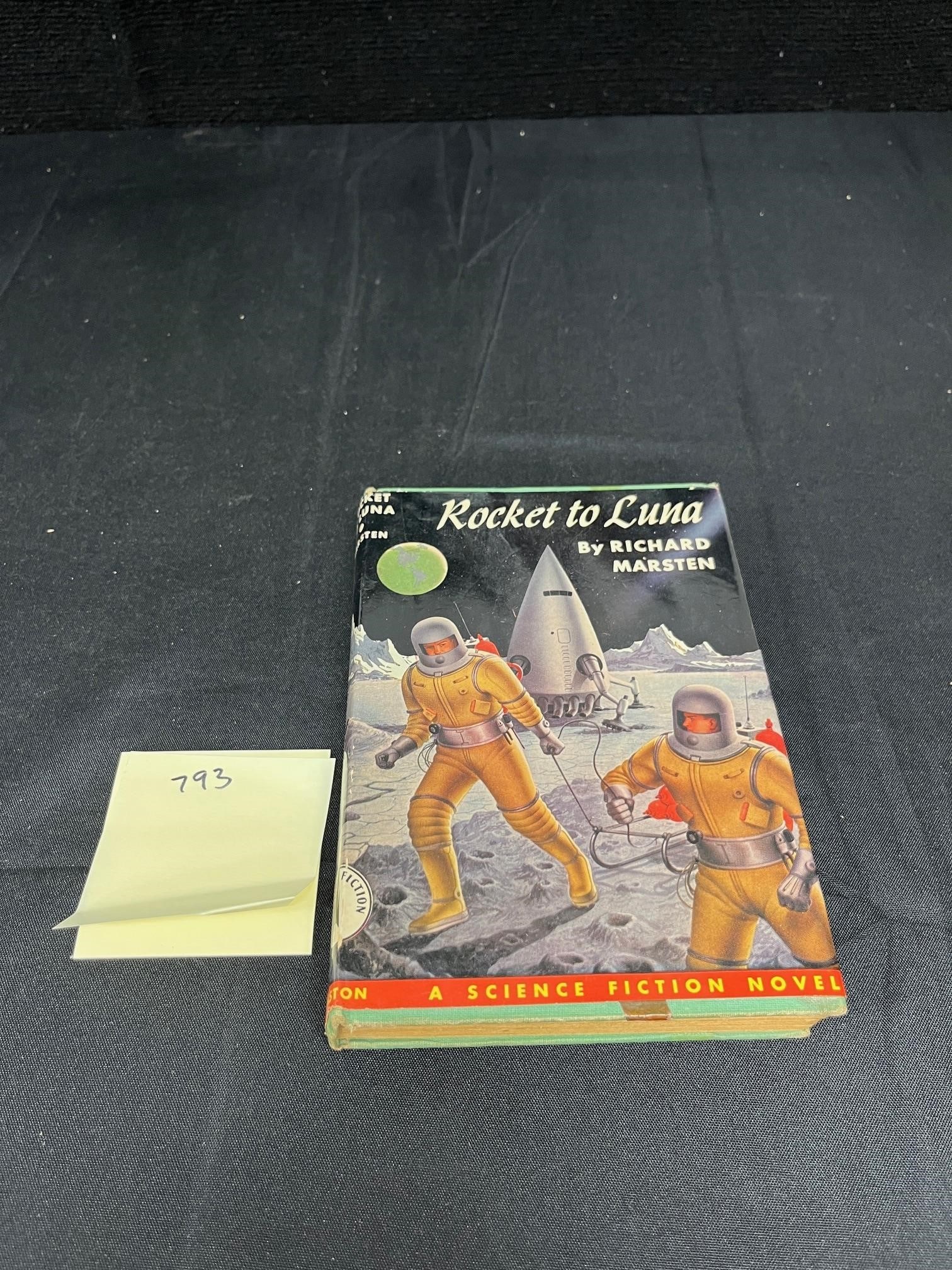 Richard Marsten Rocket to Luna HC Sci-Fi Novel (1 of 4)
