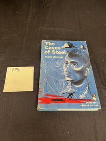 Isaac Asimov Caves of Steel 1954 HC Edition Novel