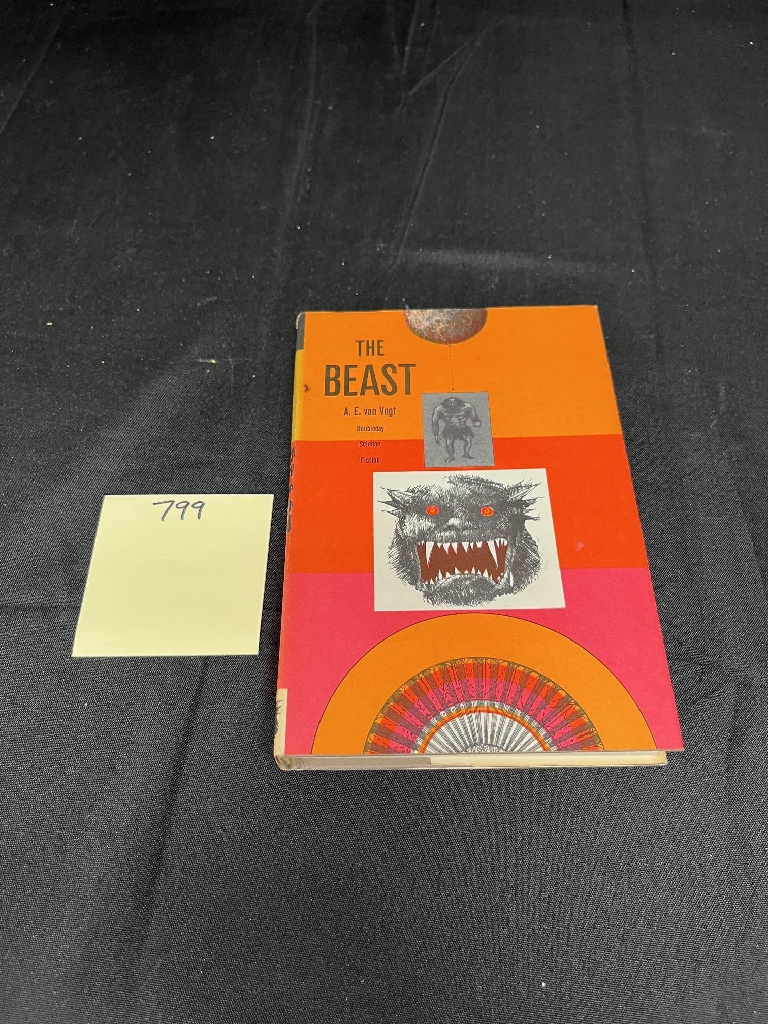 A.E. Van Vogt The Beast HC 1E1963 Edition Novel: Please look at photos carefully. All sales are final. Items sold as is. We offer virtual and in person previews of any lots up until auction day. By placing a bid you agree to allow us to charge the c