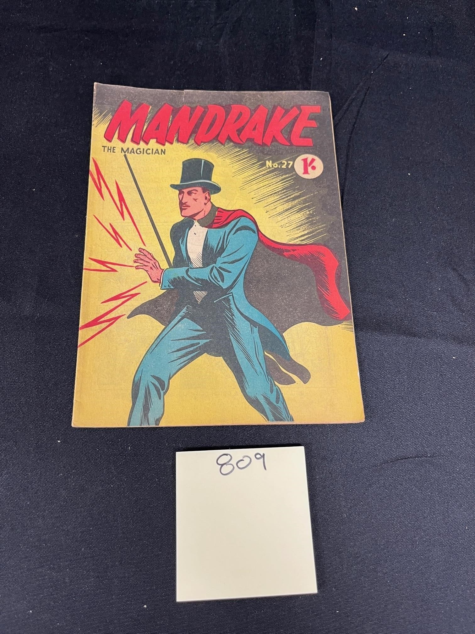 Mandrake the Magician UK Pence Variant Comic (1 of 2)