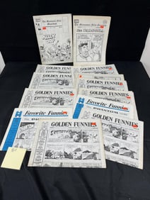 Group of Golden Funnies Fanzine Issues