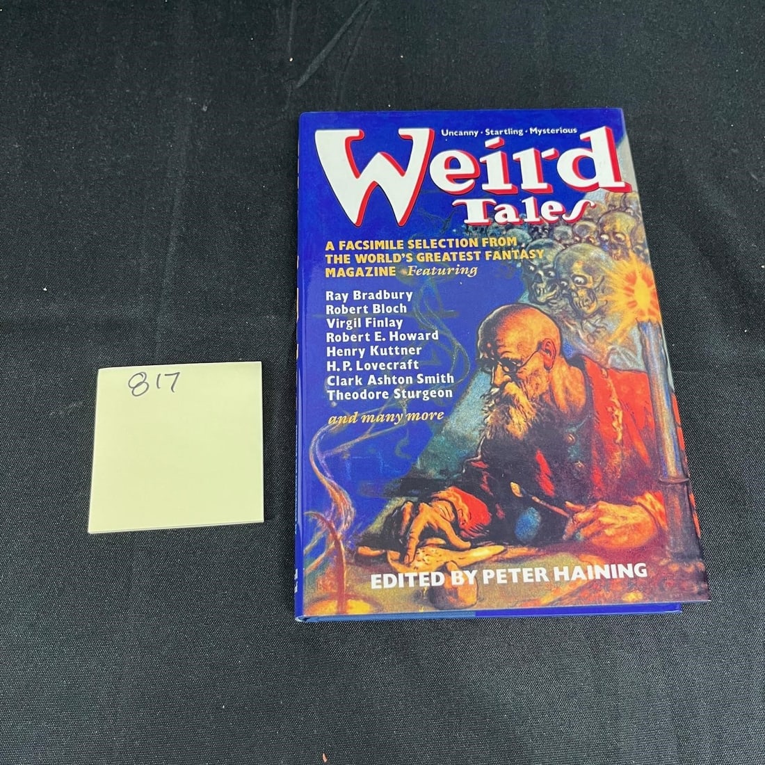 Weird Tales Pulp Hard Cover Omnibus Collection: Please look at photos carefully. All sales are final. Items sold as is. We offer virtual and in person previews of any lots up until auction day. By placing a bid you agree to allow us to charge the c