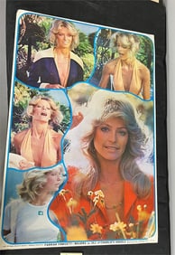 Farrah Fawcett Photo Collage Poster 1970's