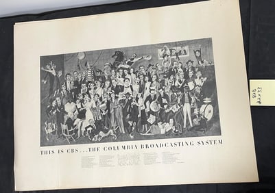 CBS Anniversary Broadcasting Poster