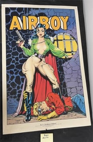 Dave Stevens Airboy Return of Valkyrie Poster