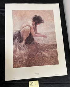 Jeffrey Jones Signed Spring in Gold Print