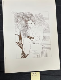 Steve Woron Black Widow Signed Print