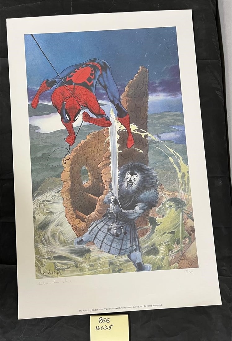 Charles Vess Signed Spider-man Print (1 of 1)