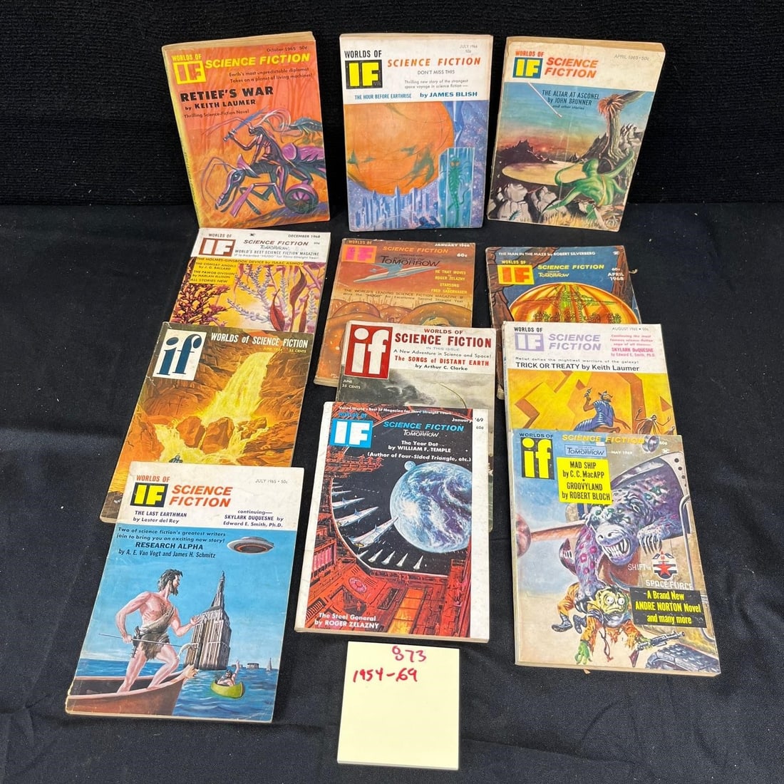 If Worlds of Science Fiction Pulp Digest 1954-69 (1 of 2)