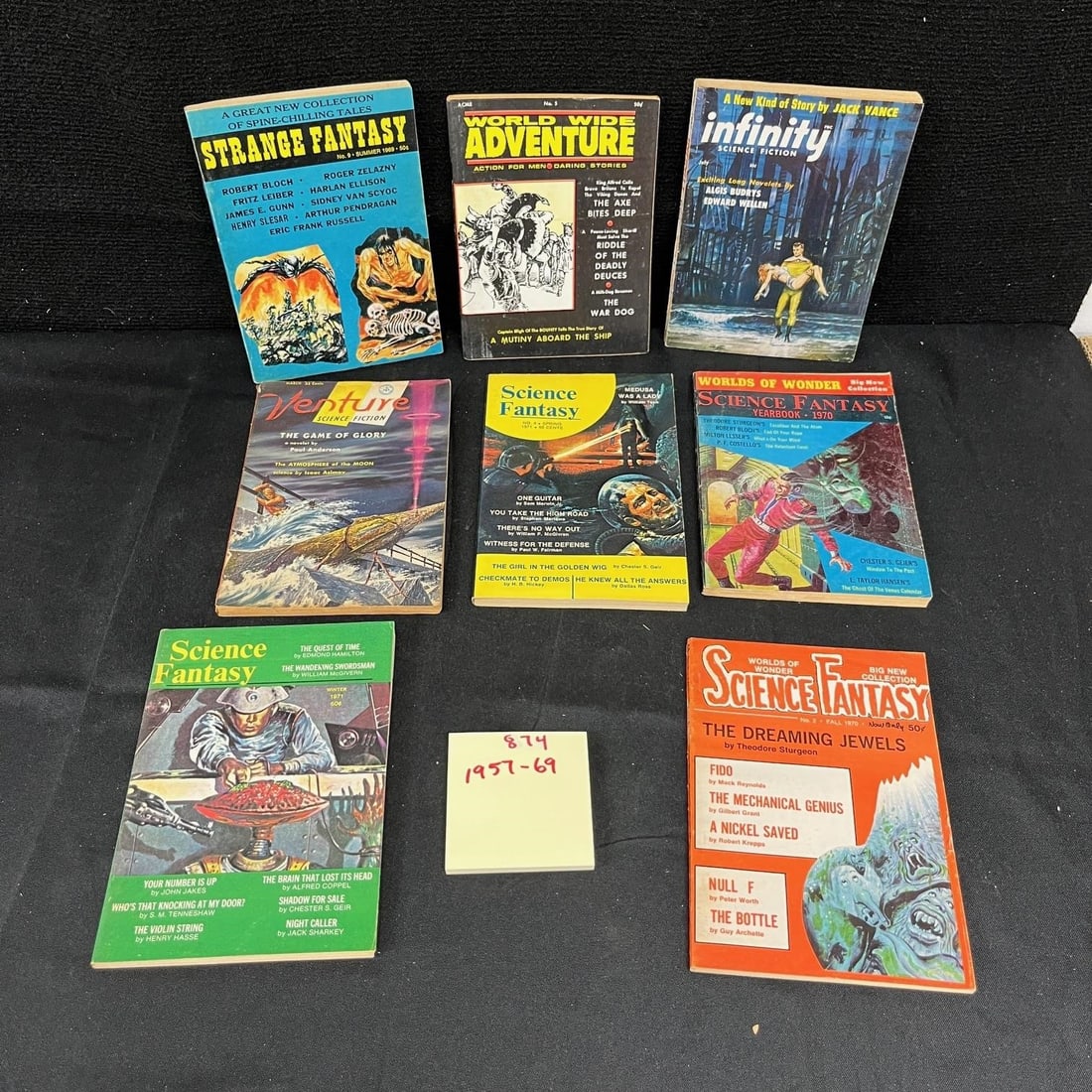 Science Fantasy + Group of Pulp Digest 1957-69 (1 of 2)