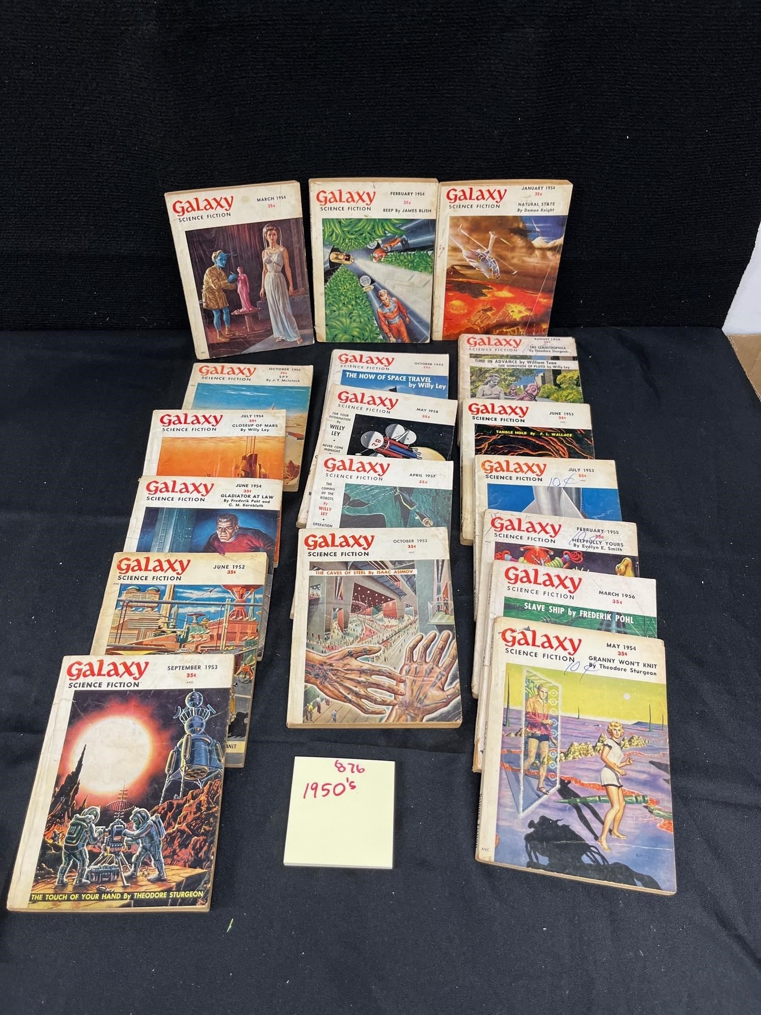 Galaxy Science Fiction Pulp Group from 1950's (1 of 1)