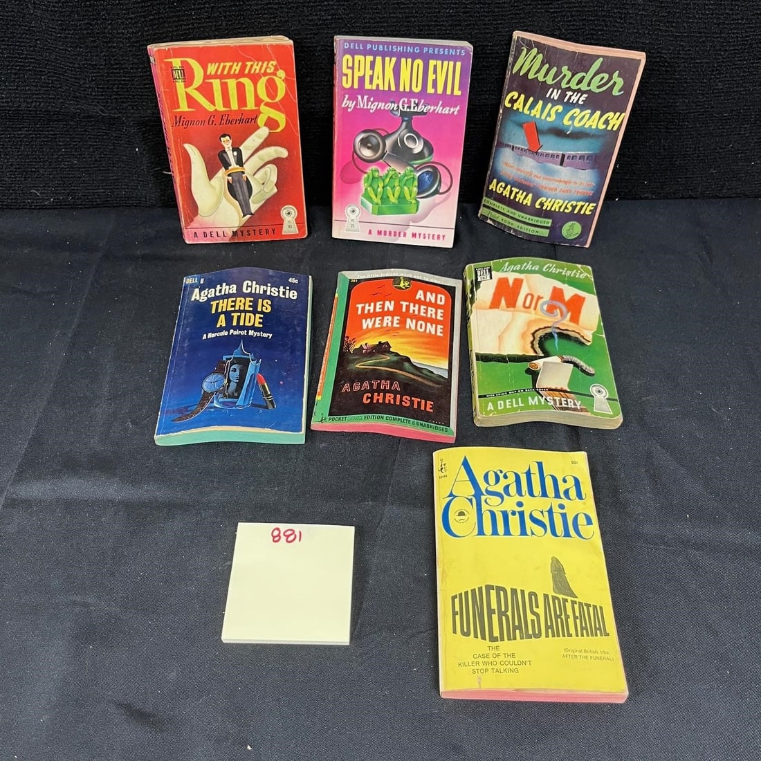 Agatha Christie Paperback Novels 1940-50's (1 of 3)